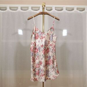 Vintage 90s Alexandra Nicole Floral Satin Nightie